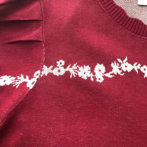 LOFT Puff Sleeve Sweater XL - Picture 6 of 8